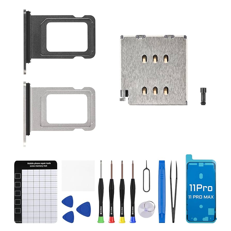 Amazon.com: Risidamoy for iPhone 11 PRO MAX Single SIM Card