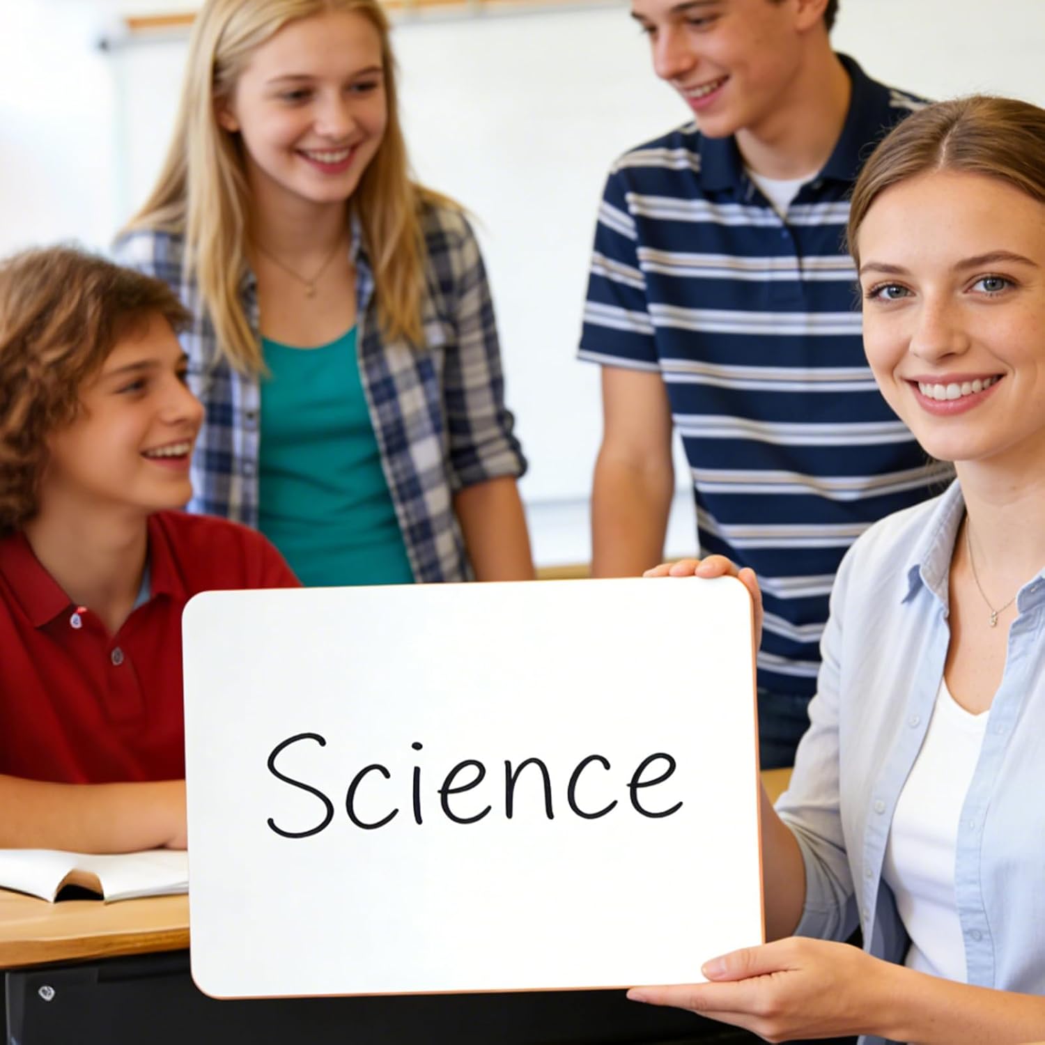 Dry Erase Boards 32 Pack, 9"x12" Double Sided Small Whiteboards with Lines for Kids, Students, Teacher & Classroom Pack, Mini Individual White Boards Lined for Writing Math English Practice