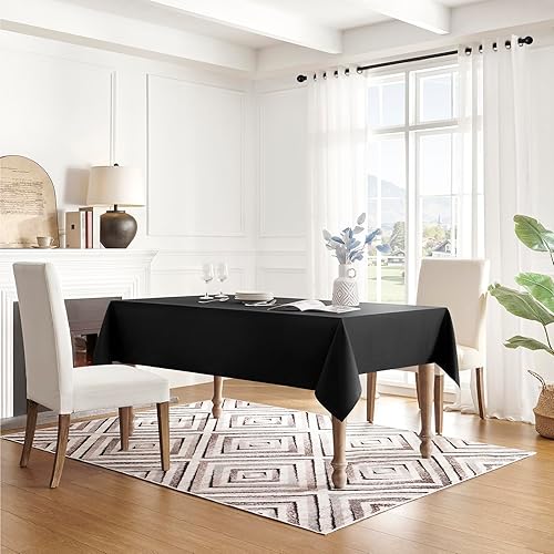 Miniatura 2 de Mantel rectangular impermeable, a prueba de derrames, sin arrugas, lavable, decoración de mesa de cocina, comedor, mantel de tela para uso en