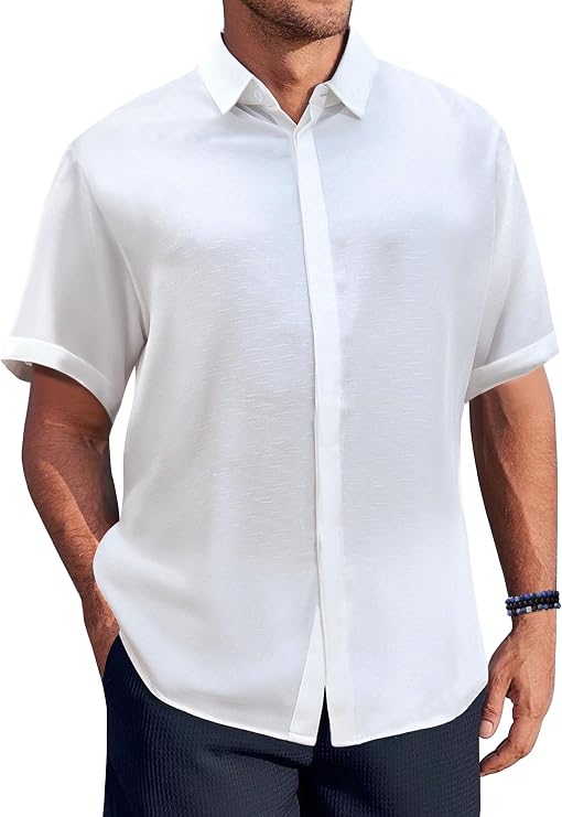 Men's Button-Down Shirts, Wrinkle-Free (multiple colors) - $9.99