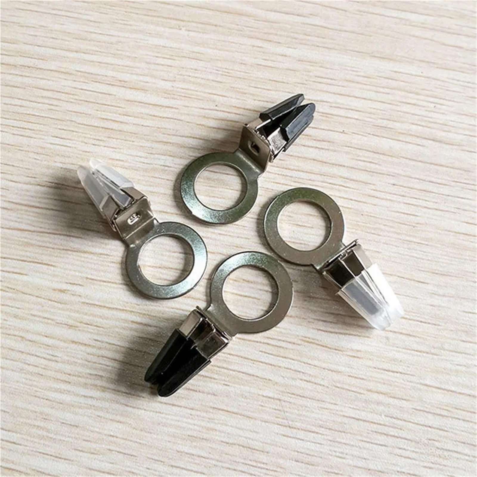 Clip per bocchetta dell'aria dell'auto, 50 pezzi, clip per profumo, in acciaio inox, bianco, per prese d'aria e profumo, colore: bianco
