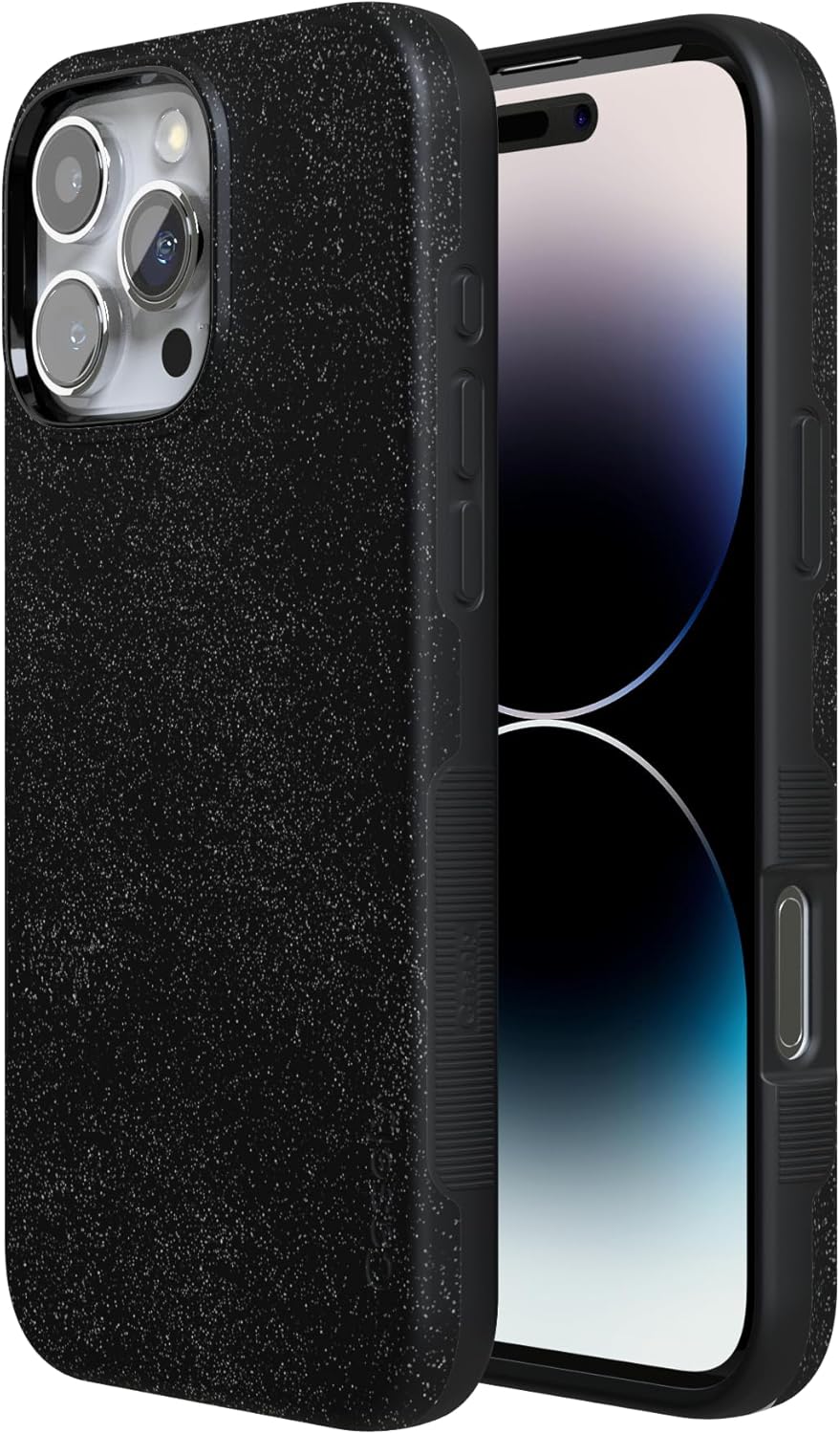 Casely iPhone 16 Pro Max Case | Midnight Onyx | Black Shimmer | Bold Protective Design | Compatible with MagSafe - Image 8