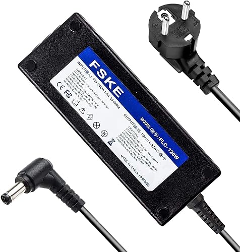 FSKE 120W 19V 6.32A Laptop Netzteil für Asus Toshiba Lenovo MSI usw Notebook Lad
