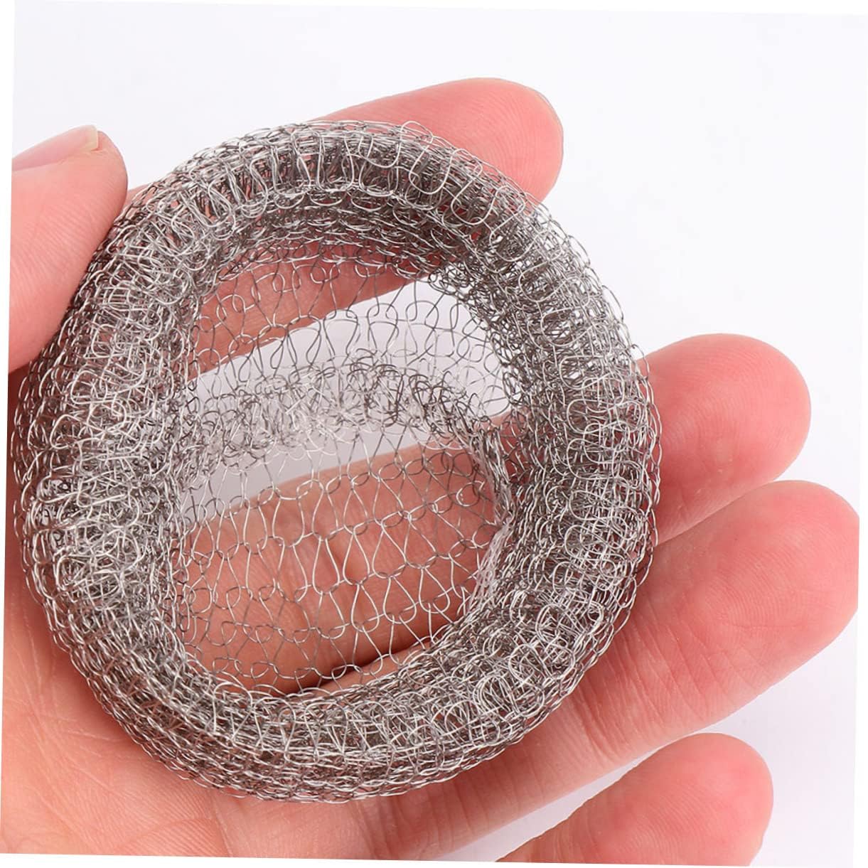 Vaguelly 24pcs Stainless Steel Washing Machine Filter Bag for Washer Machine Mesh Filter for Laundry Bag for
