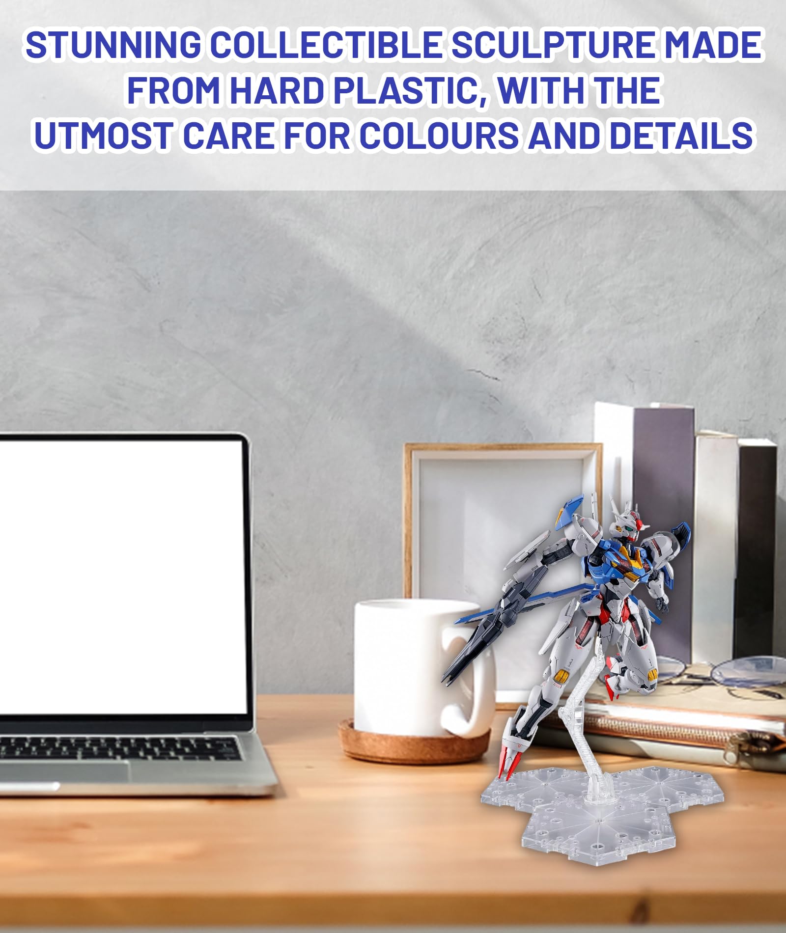 GODSDWARES Model Kit, Action Figure Anime, 1/144 Scale Color-Coded Plastic Model Lightweight Attractive Durable for Home Decors(Need Assemble by oneself) - Image 8 thumbnail
