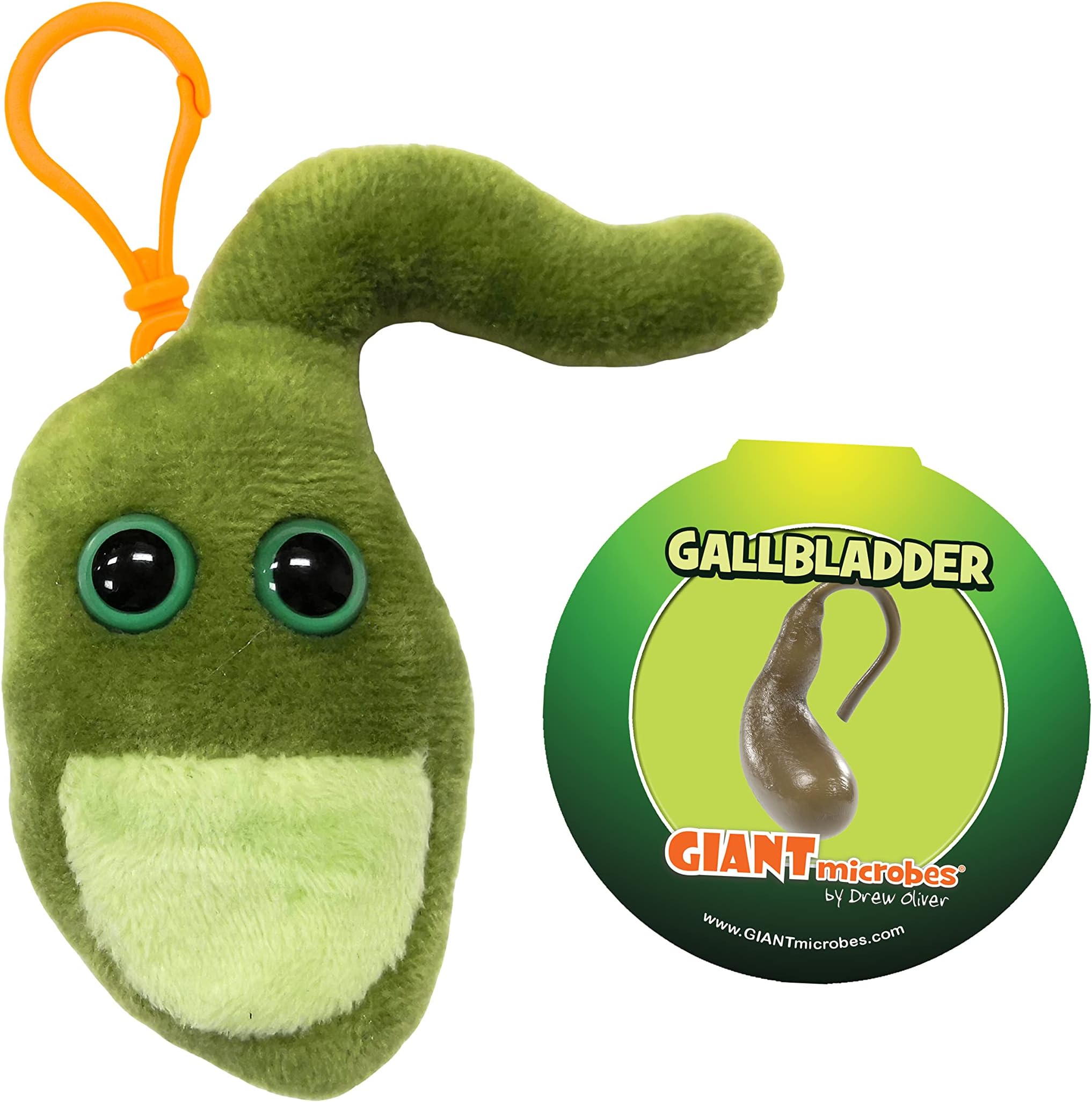 GIANT MICROBES Gallbladder Key Chain