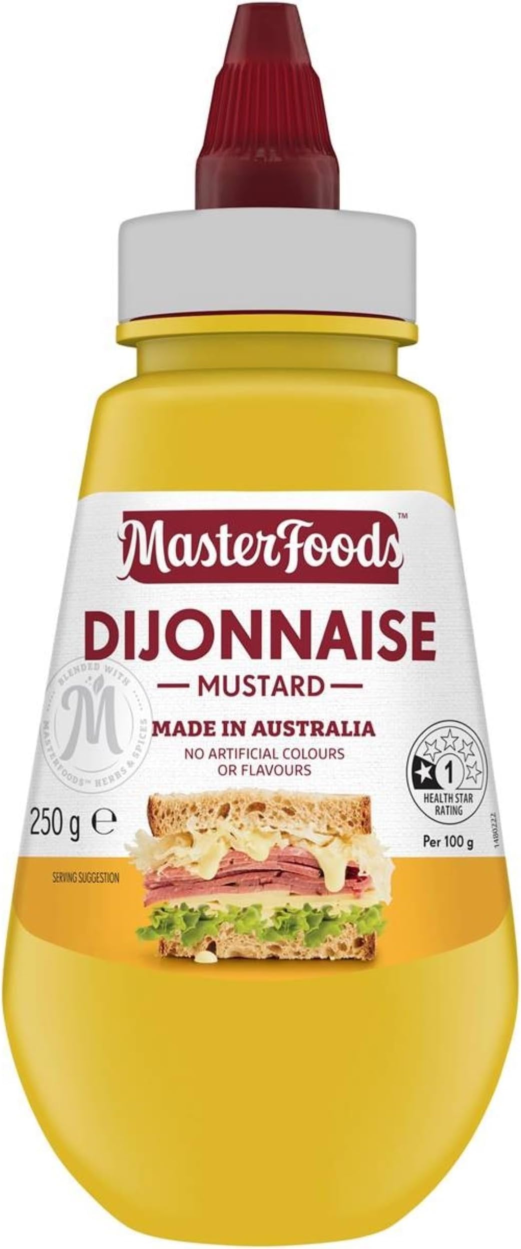 Masterfoods Dijonnaise Mustard Squeezy 250gm
