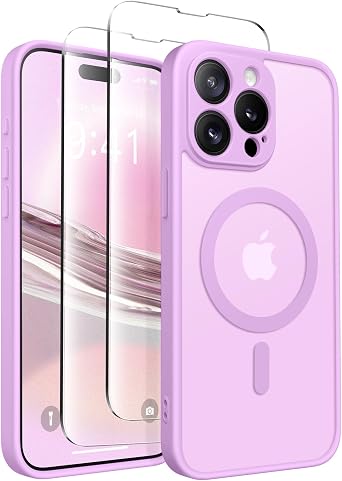 CAPRARO for iPhone 15 Pro Max Case, Compatible with MagSafe