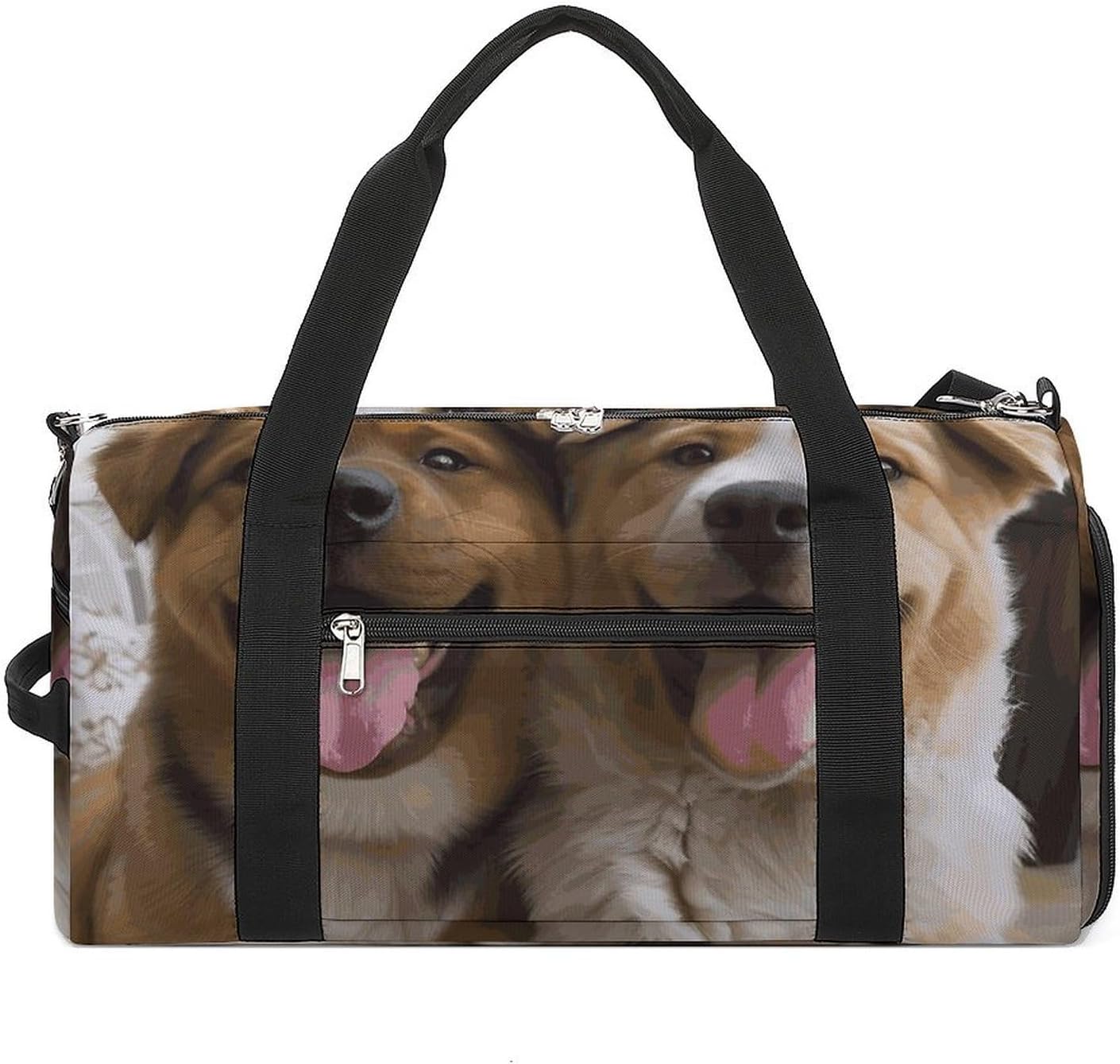 Gym Bag for Men Travel Duffle Bag Funny Dogs Tote Bag Weekender Duffel Bag Weekender Bag for Sports
