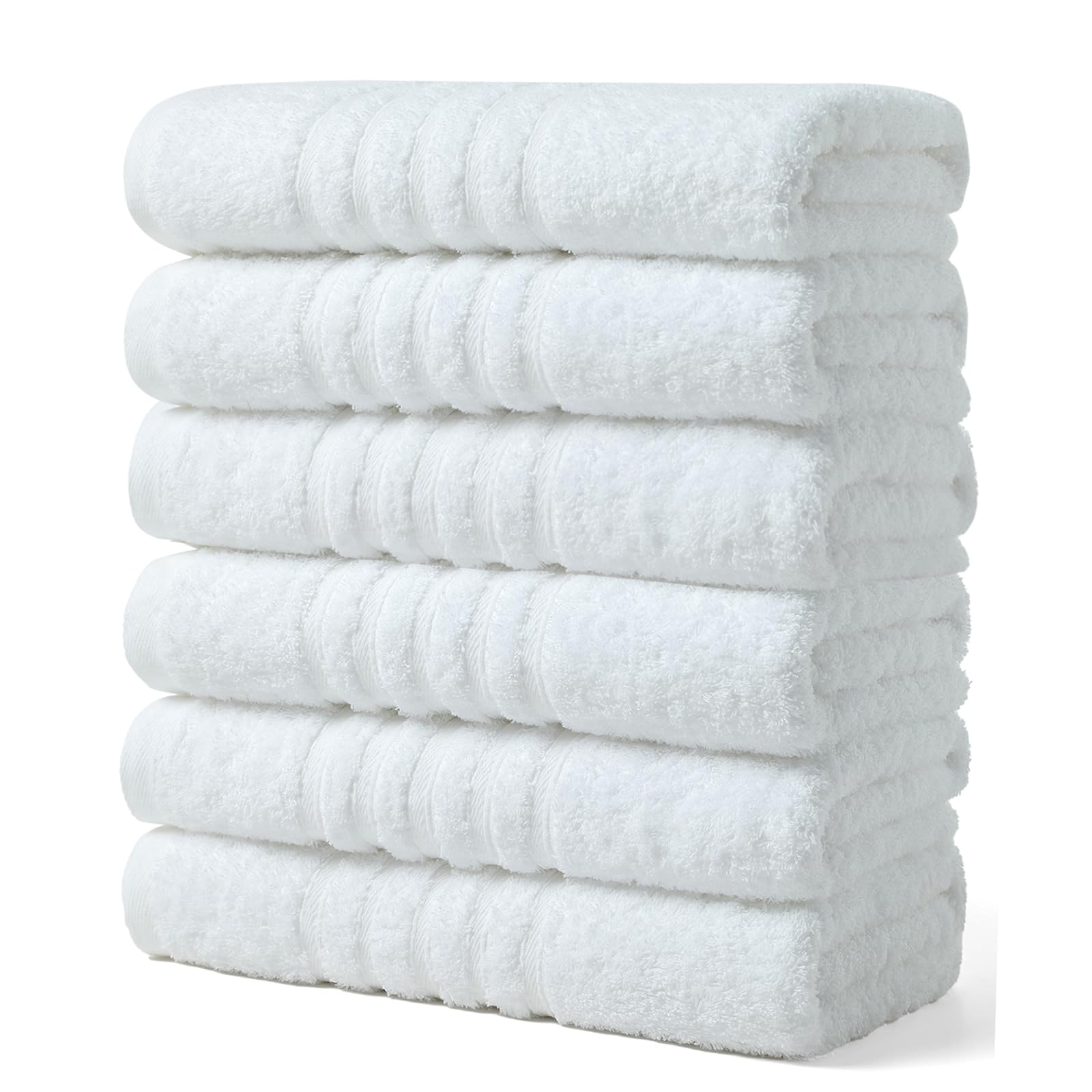 Aibaser Towels 6 Pack Bath Towel