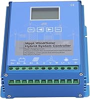 Vista 9 de Controlador solar eólico de 24V 48V MPPT, controlador de energía LCD universal, energía eólica y fotovoltaica de 1000W