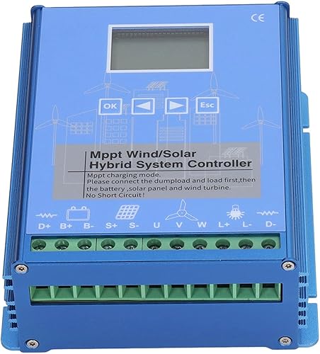 Miniatura 9 de 24 V 48 V MPPT viento controlador solar accesorios de energía eólica solar, controlador de energía LCD universal viento 1000 W fotovoltaico 1000 W