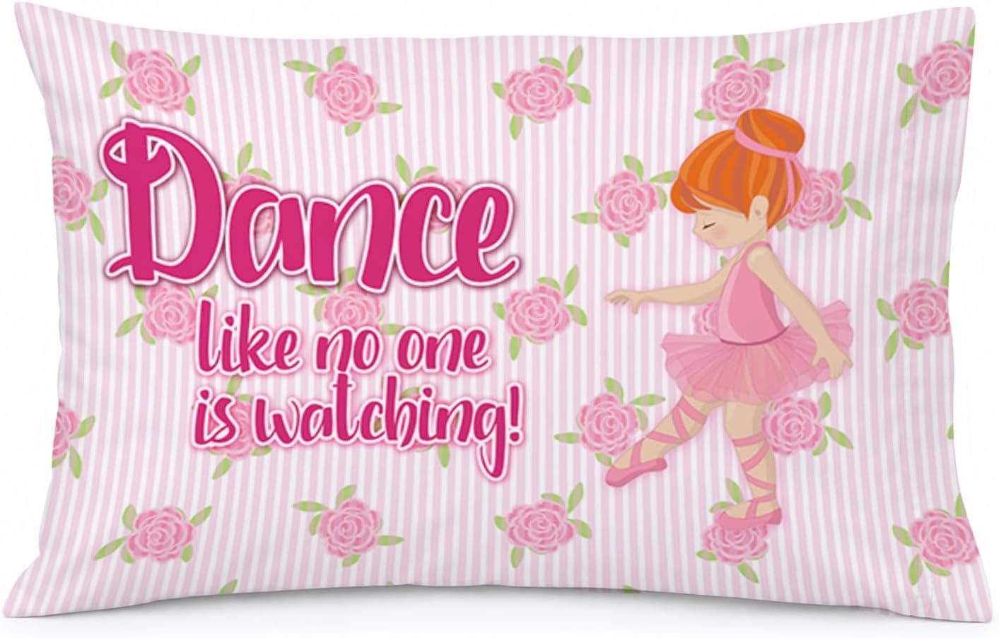 Caroline's Treasures BB5381PILLOWCASE Dancing is My Passion Fabric Standard Pillowcase Lightweight Super Soft Easy Care Decorative Artwork Pillowcase, Standard image 4