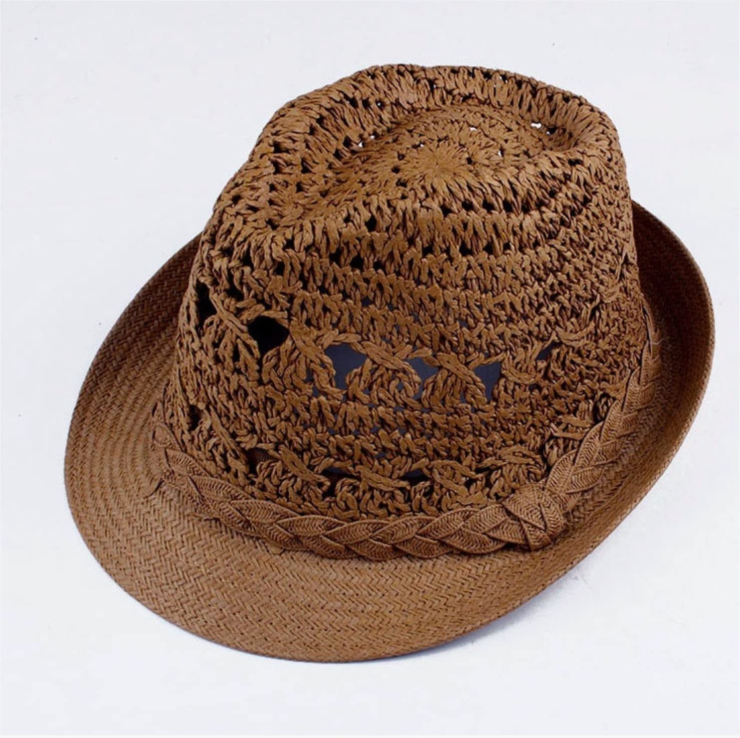 Casquette Visiere Femme, Summer Chapeau D'été À Large Bord Unisexe Décontracté Classique De Paille Soleil Plage en Plein Air Pliable, Chapeau de Plage