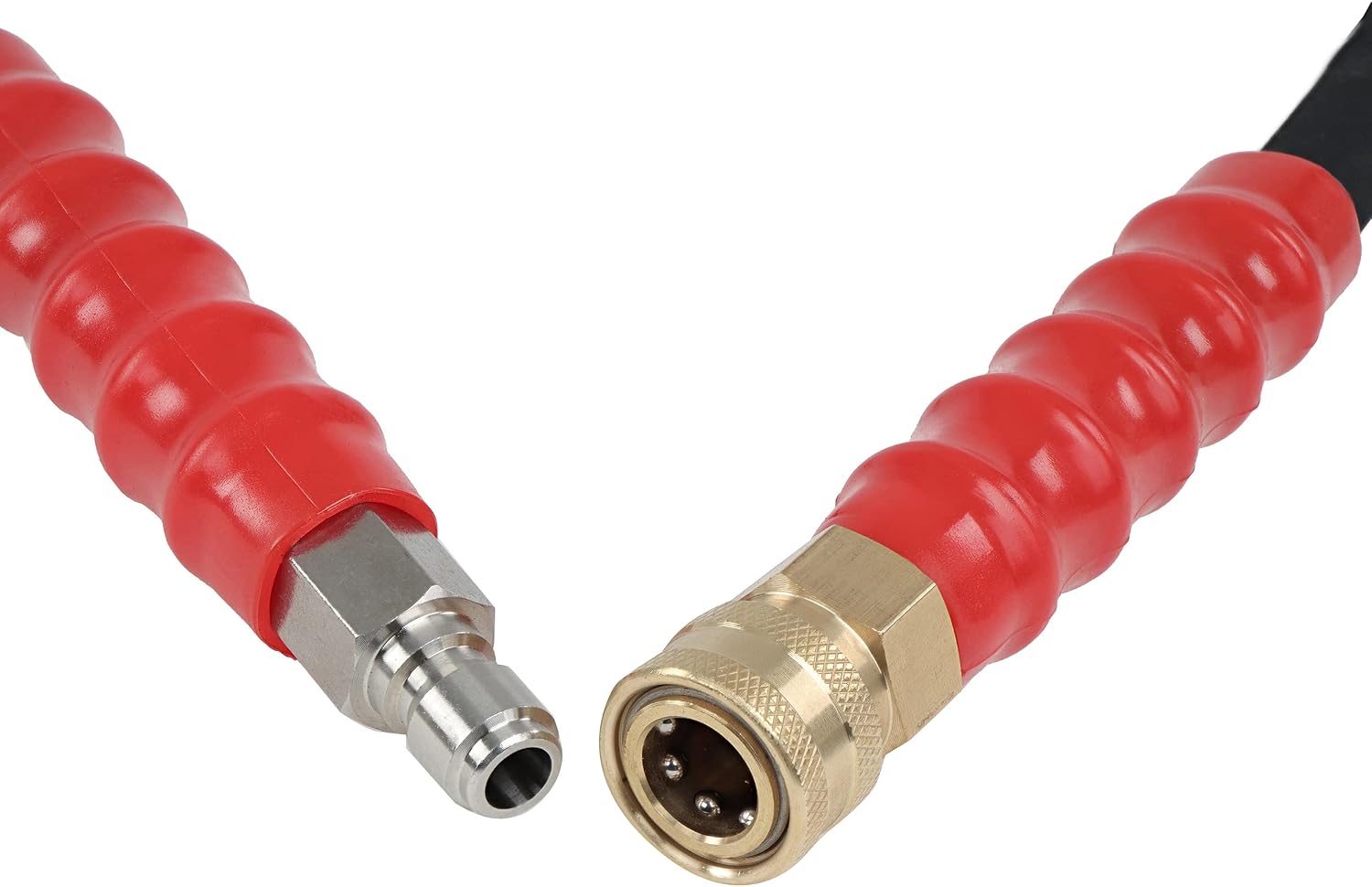 Blасk Frіdау - 70% оƒƒ ABN Pressure Washer Hose 50 FT – 3/8 Inch Power Washer Hose Kink Resistant 4000 PSI High Pressure Hose, Quick Connect