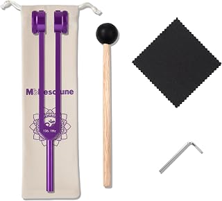 OM 136.1 HZ Weighted Tuning Fork for Healing Heart Chakra Sound Healing Bath Tuning Forks 136.1hz Sound Tone Therapy Instruments for Body
