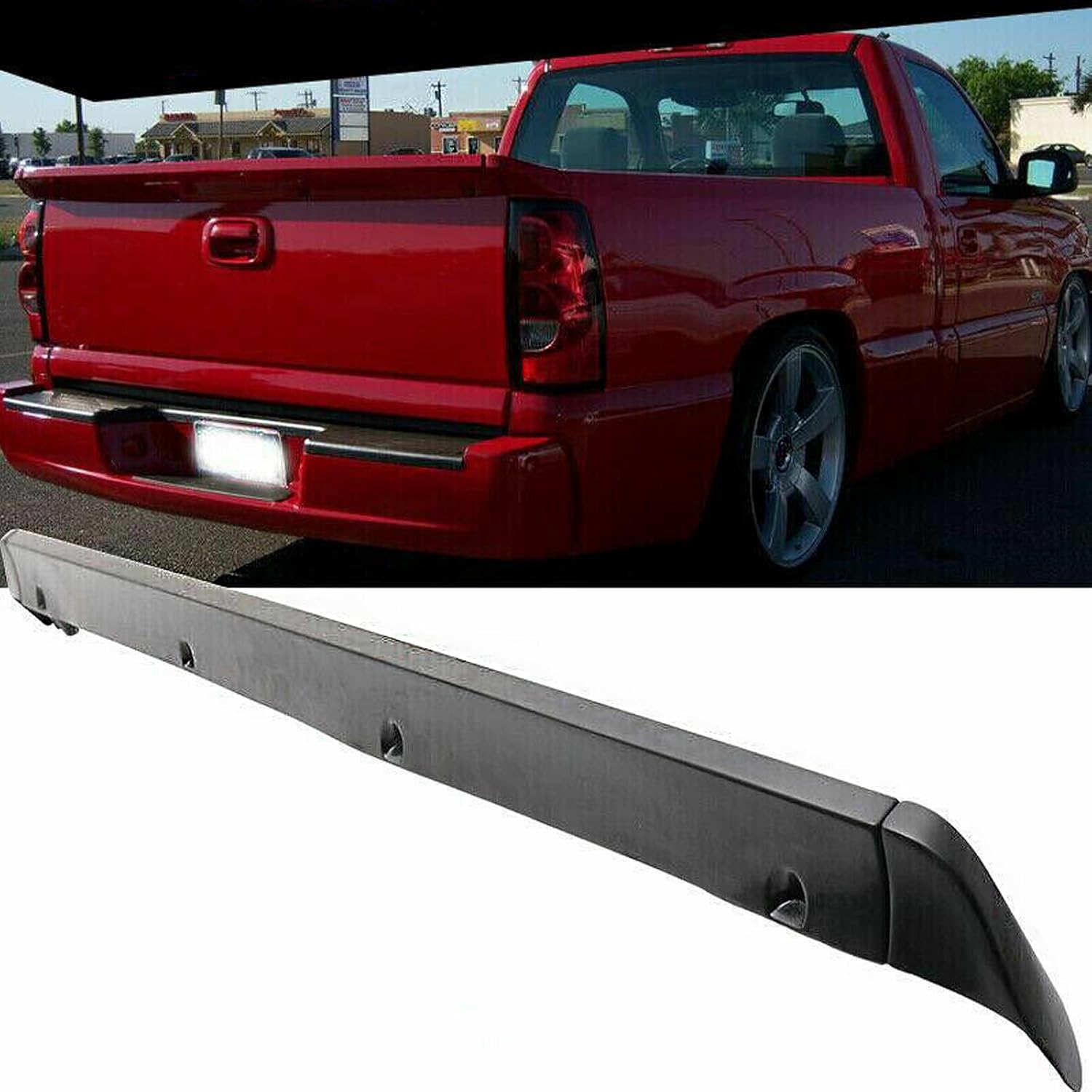 Tailgate Wing Spoiler Fit for Chevy SS Silverado 2007-2014