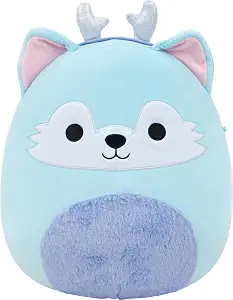 Squishmallows 12in Hyde the Blue Wolf with Silver Antlers