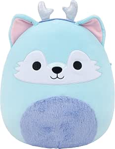Squishmallows Original 12in Hyde the Blue Wolf with Silver Antlers