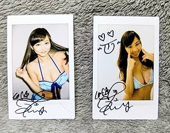 Amazon.co.jp: 杉原杏璃 水着チェキ 直筆サイン入り 2枚セット : おもちゃ