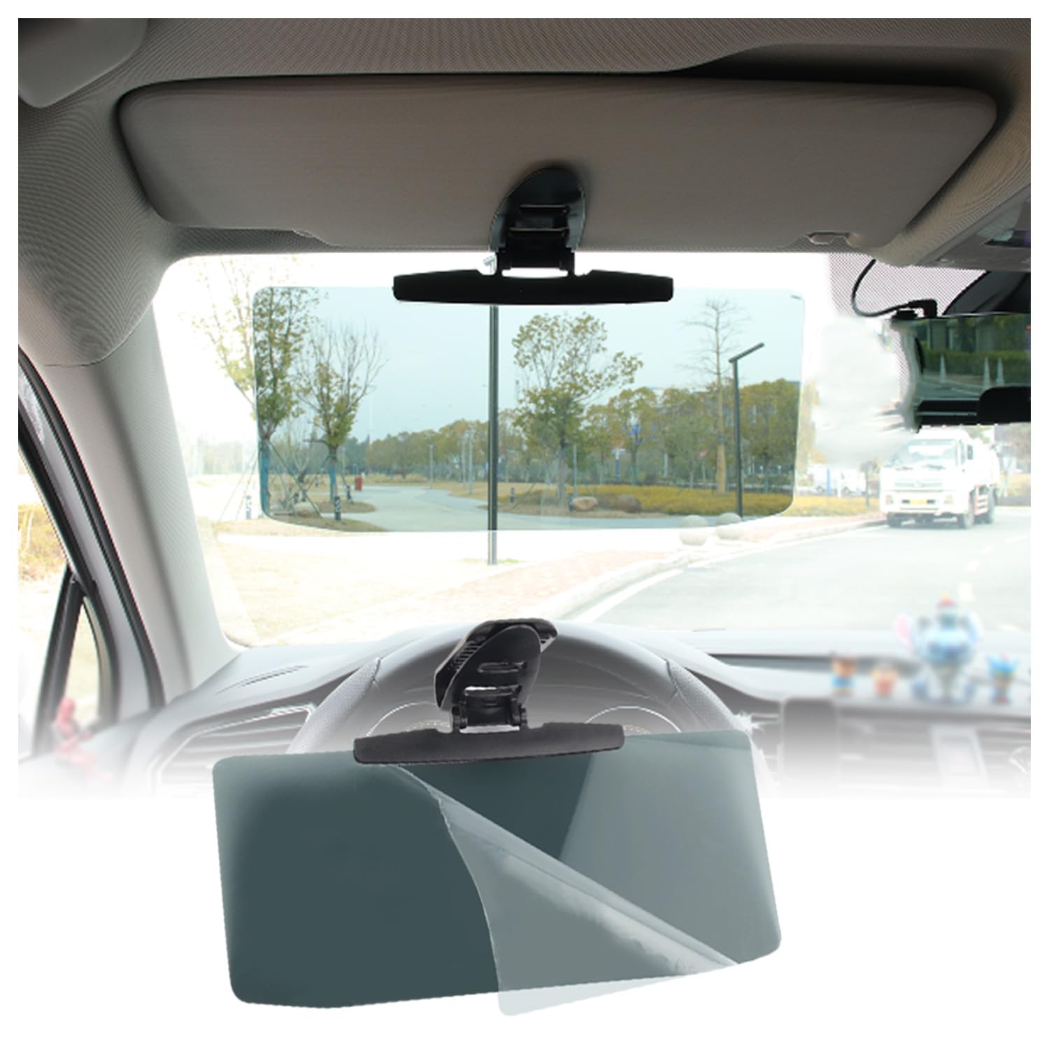 1Pack Anti-Glare Sun Visor Extender for Car,All Season Car Visor Extender Sun Blocker for Suns Protection and Shading,Universal Suns Visors Extenders Fit for Cars Trucks SUVs (1Pack)