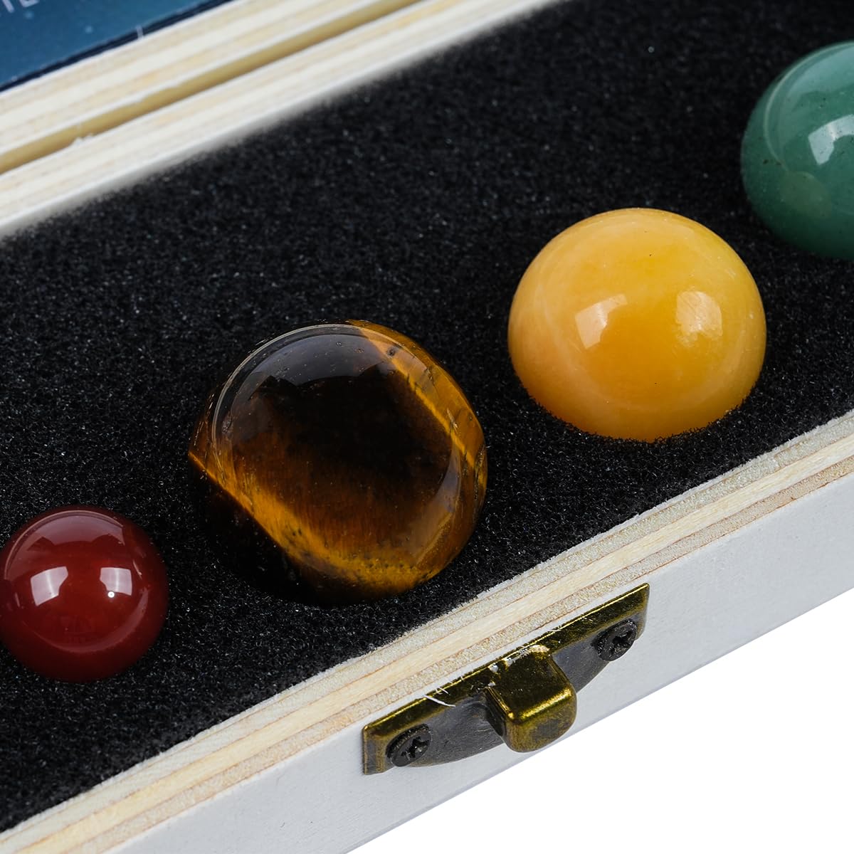 9 Planetas decoración Solar Juego de Bolas de Piedras Preciosas de Cristal caídas decoración de Escritorio Celestial y Regalo Creativo Impresionantes Cristales para el hogar o la Oficina