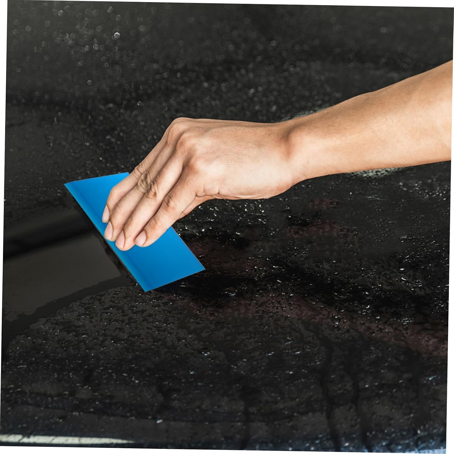 MAGICLULU 3pcs Vinyl Wrap Squeegee Tool Beef Tendon Material for Car Film Application Window Tinting Wallpaper Smoothing Convenient Replacement Strips Protects Interior from Scratches Stains