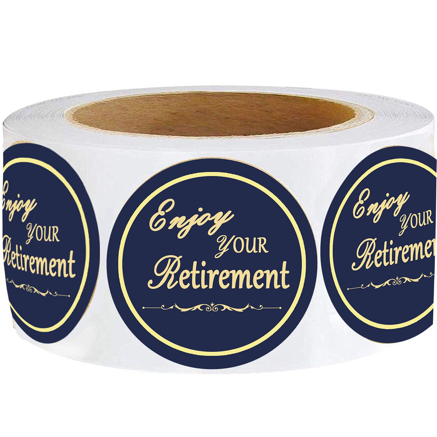 Enjoy Your Retirement Stickers,Retirement Stickers,Essential Workers Appreciation Themed Sticker for Retirement Cards,Envelopes,Package Sealing,2Inches,500Pcs