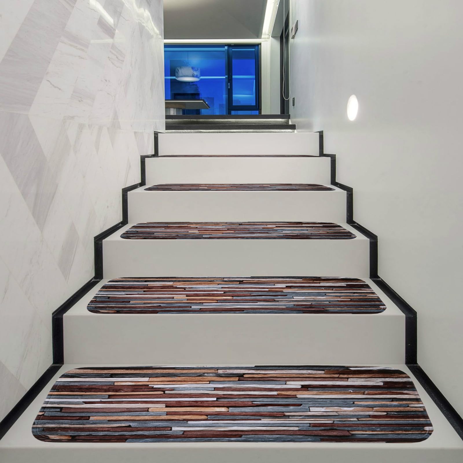Alfombras para escaleras largas que reducen el ruido de pasos en zonas comunes