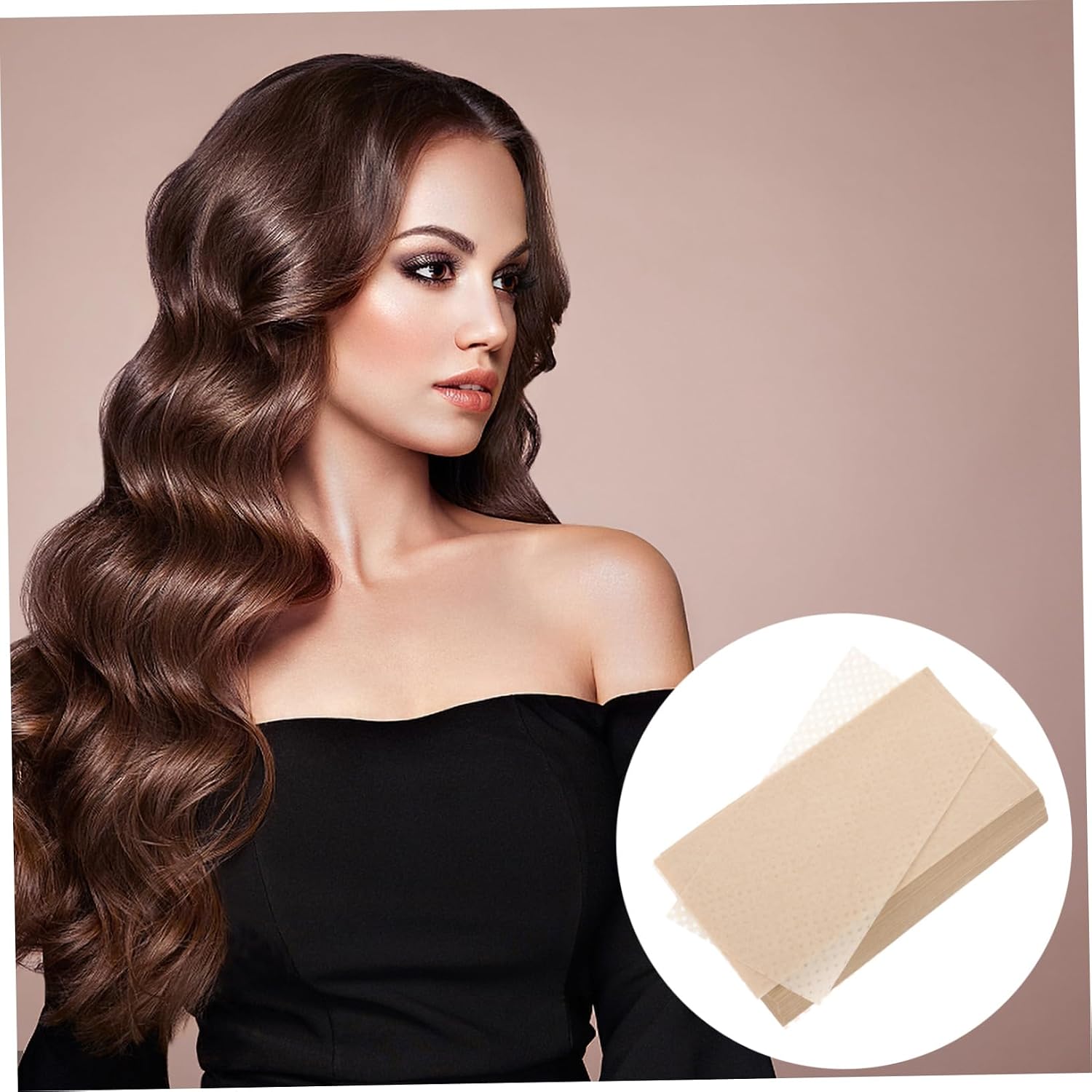 500Pcs Disposable Salon Perm Papers 4.13X2.75In Hair Perm Paper Wraps for Curling Perming Hair Styling Tools for Barber and Home Diy Hairdresser Supplies
