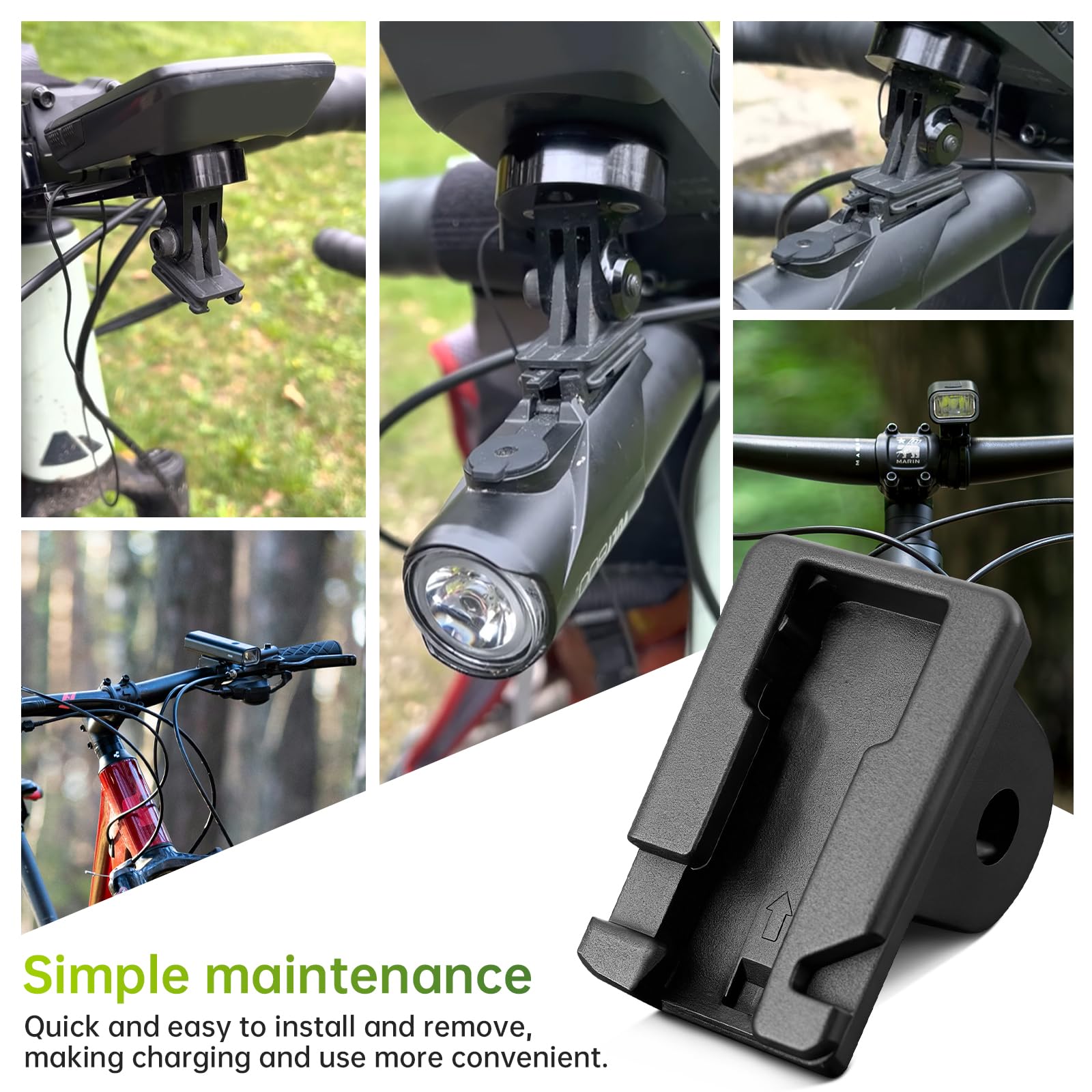 Adapter do oświetlenia rowerowego CatEye na uchwyt Gopro - uchwyt na oświetlenie rowerowe, uchwyt lampy z przodu roweru na CatEye Volt/AMPP, uchwyt na oświetlenie rowerowe pod uchwytem na Gopro