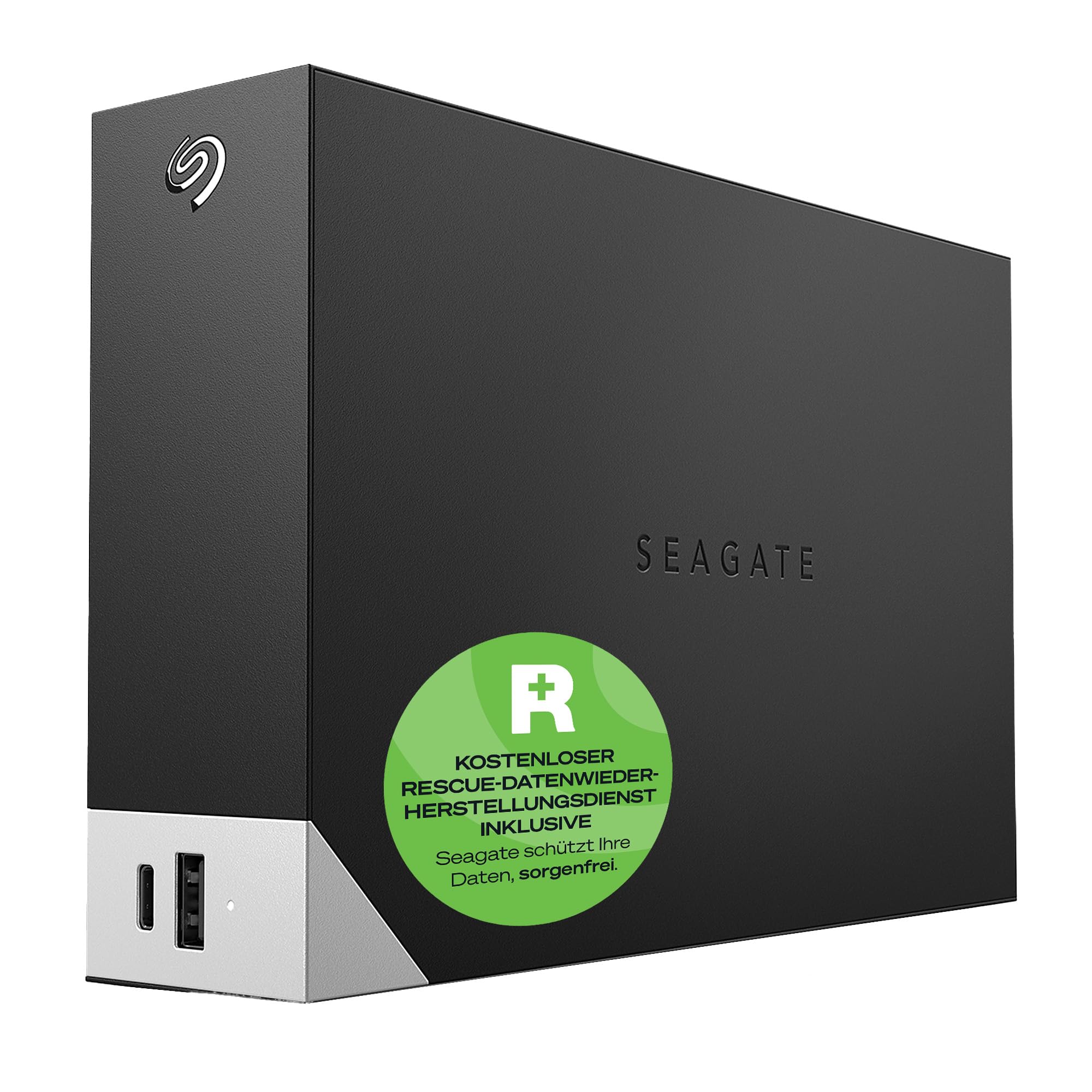Seagate One Touch HUB 16TB Externe Festplatte, 2-Fach USB Hub, 3.5 Zoll, USB 3.0, PC, Notebook & Mac, inkl. Data Rescue Service (STLC16000402)