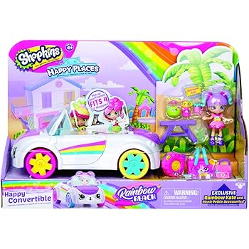 shopkins rainbow convertible