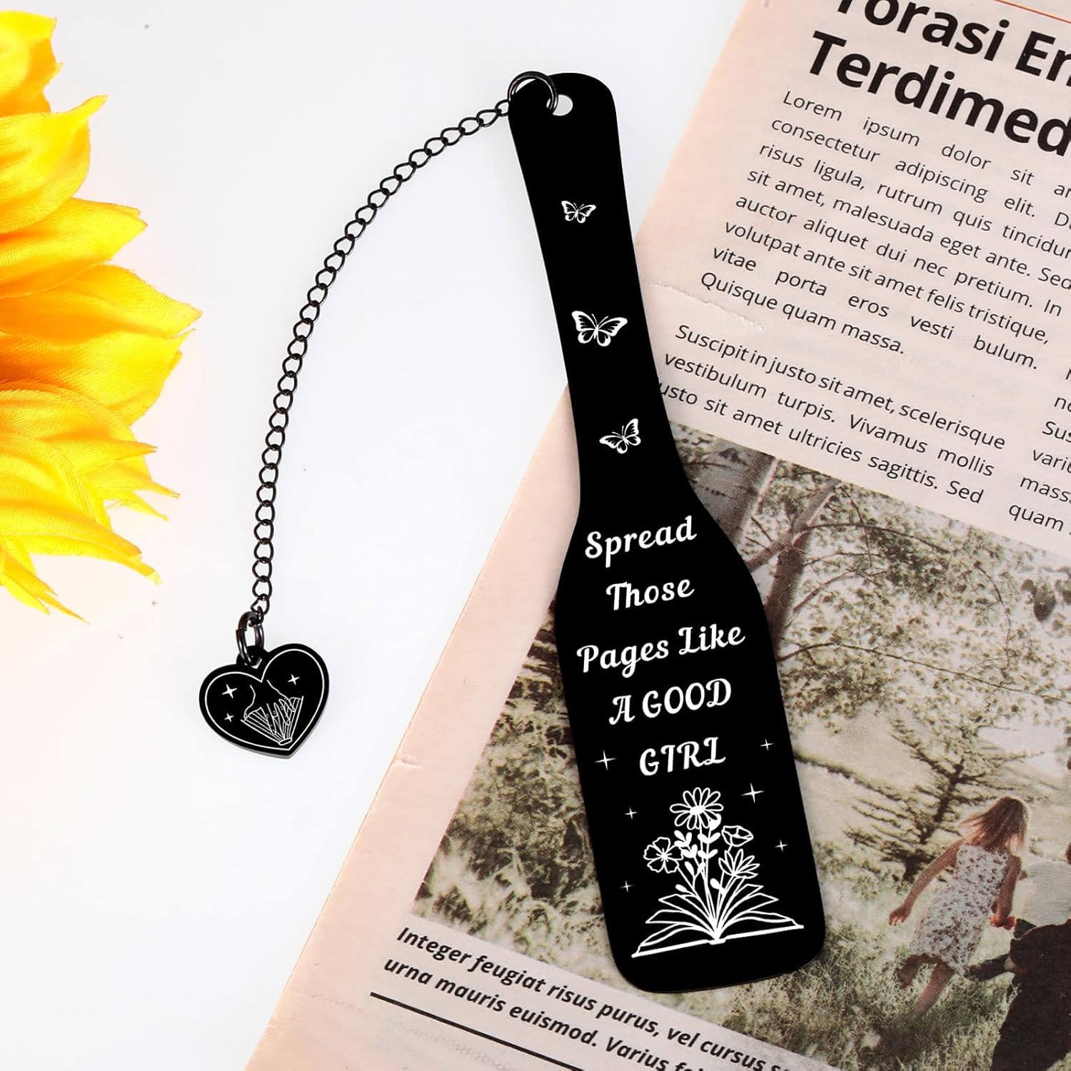 Good Girl Bookmark, Christmas Stocking Stuffers for Women Adults, Dark Romance Bookmarks, Gag Gifts for Book Lover Friends, Book Accessories for Reading Lovers, Novelty Bookish Gifts for Reading Women - Image 7