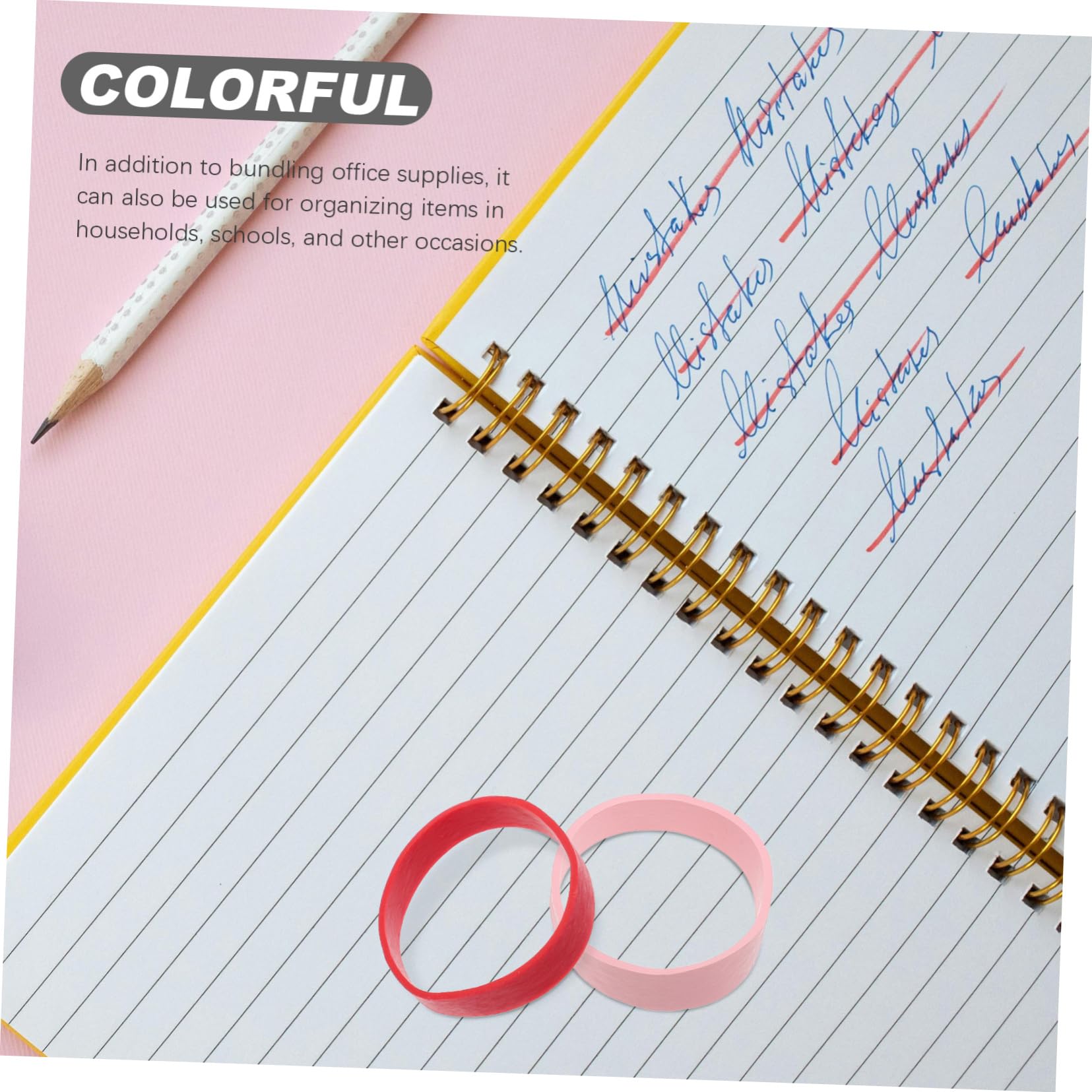 3sets Elastici Spessi e Resistenti Per e Elastici Multi- Per Organizzazione e Confezione