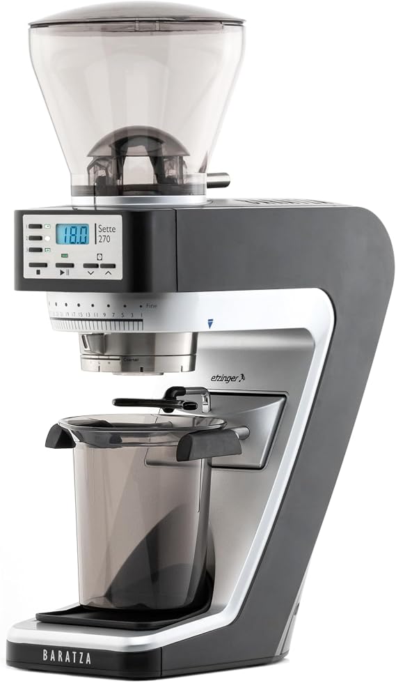 Baratza Sette 270 Coffee Grinder, Black | Electric Coffee Bean Burr Grinder