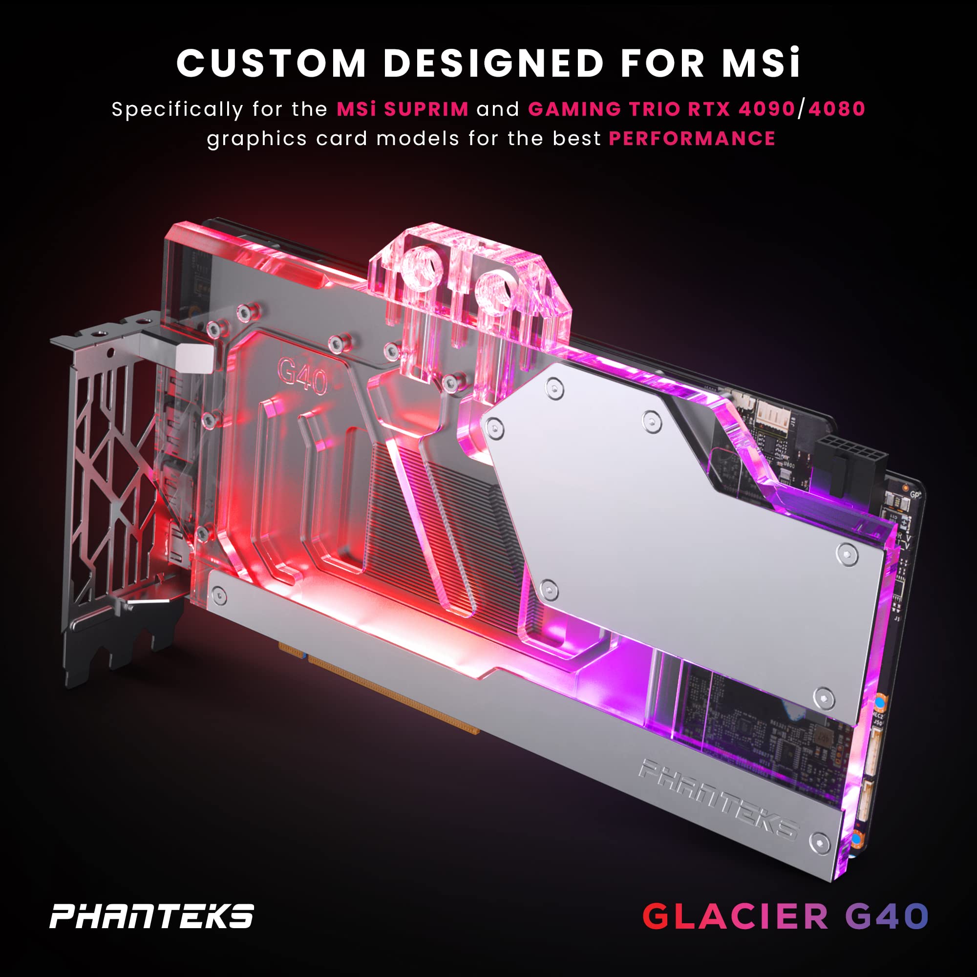 Amazon.com: Phanteks (PH-GB4090MS Glacier G4090 MSI Water Amazon.com: Phanteks (PH-GB4090MS Glacier G4090 MSI Water