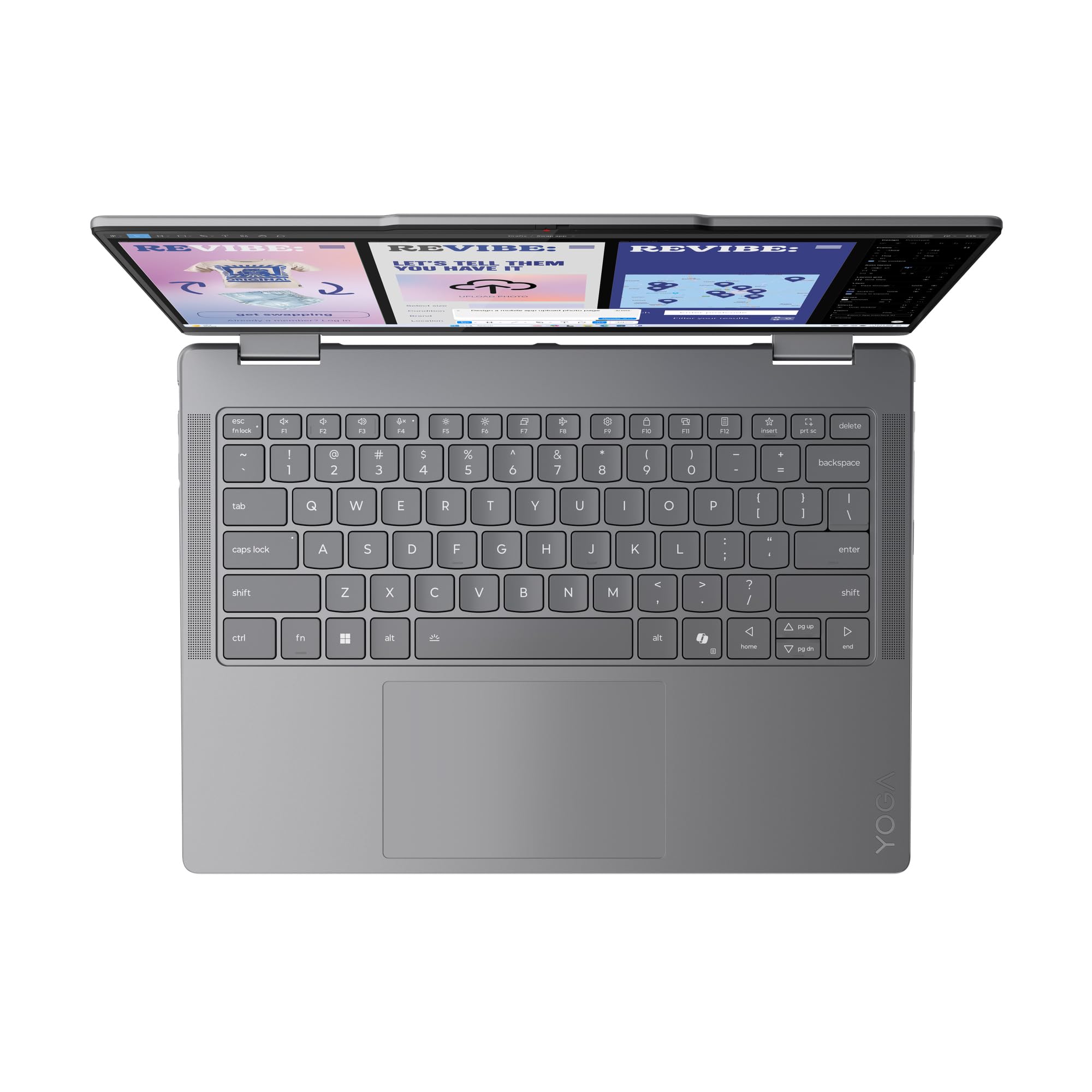 Lenovo Yoga 7 2-in-1 Gen 10 – Ordenador Portátil IA Convertible Táctil 14" OLED (Intel Core Ultra 5 226V, 16 GB RAM, 512 TB SSD, Wi-Fi 7, Win 11 Home, Copilot+ PC) Teclado QWERTY Español - Gris