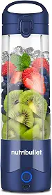 nutribullet Liquidificador portátil, sem fio, recipiente de 590 ml, liquidificador pessoal para vitaminas, recarregável USB-C, azul marinho, NBPB50100NB