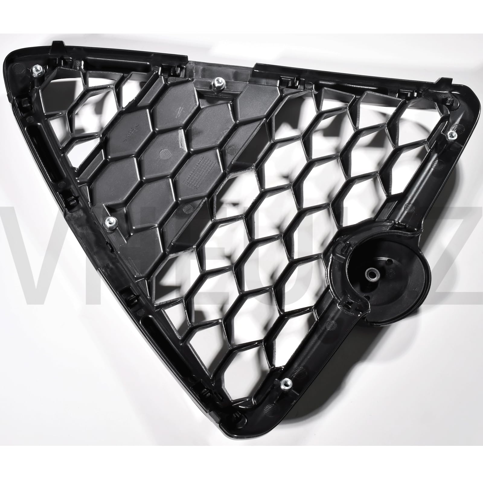 Griglia del radiatore 156112051 Compatibile con Alfa Giulietta dal 2016 Griglia centrale Compatibile con Alfa Romeo Nido D'ape Nero Brunito Sportivo (Nero)