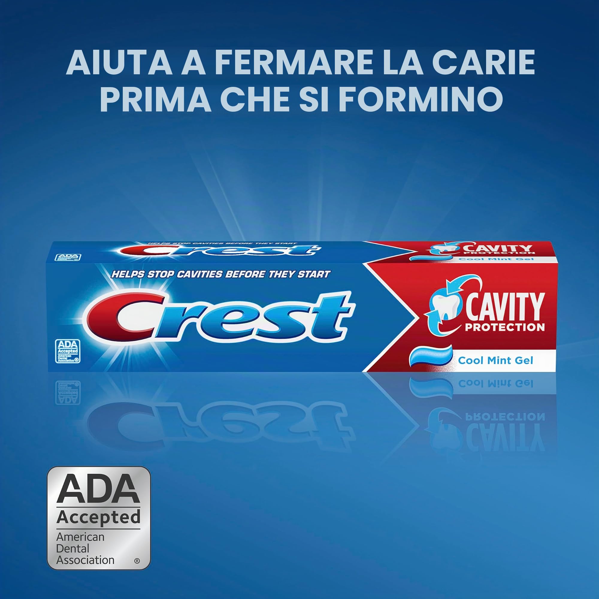 Crest Cavity Protection Cool Mint Flavor Liquid Gel Toothpaste 8.2 Oz (Pack of 6) by Crest