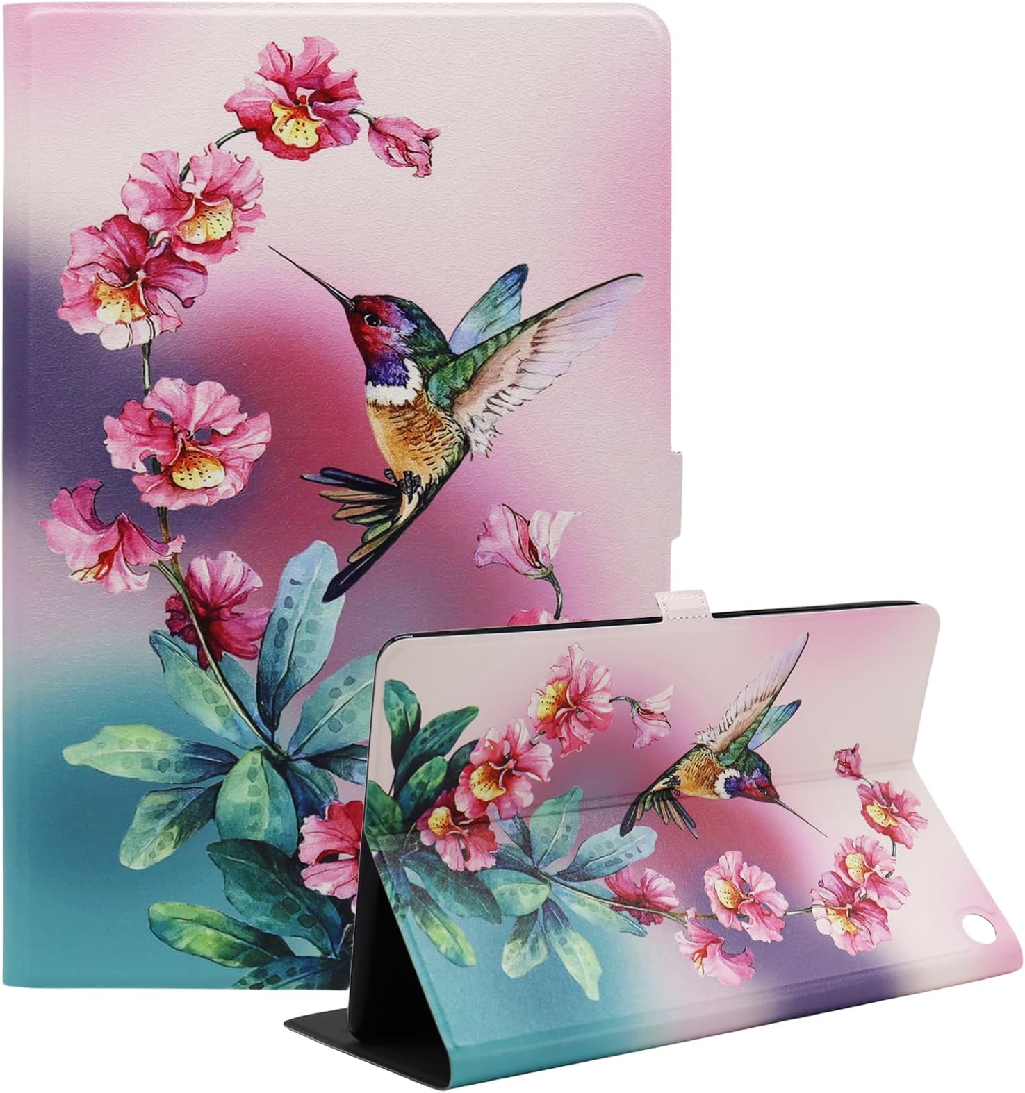 All-New Amazon Fire HD 8 and Fire HD 8 Plus Tablet Case (12th/10th Generation, 2022/2020 Release), Slim Fit Lightweight Leather Smart Tablet Case with Auto Wake/Sleep, Bird