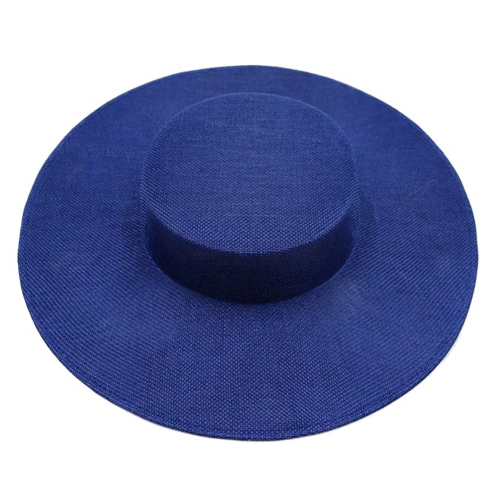 UALXPAO Wedding Hats 31CM Fascinates Base Big Cap Wedding Millinery Supplies DIY Hair Accessories Hat Women Church Headpiece for Tea Party,Weddings(Blue2)