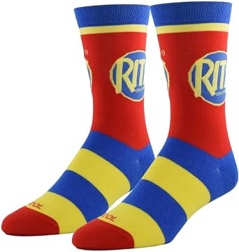 Cool Socks - Womens Crew Socks Cool All-Over Womens Print | Officially Licensed Snack Socks | Funny Foodie Gift for Men & Women | Cool Novelty Crew Socks Size Medium
