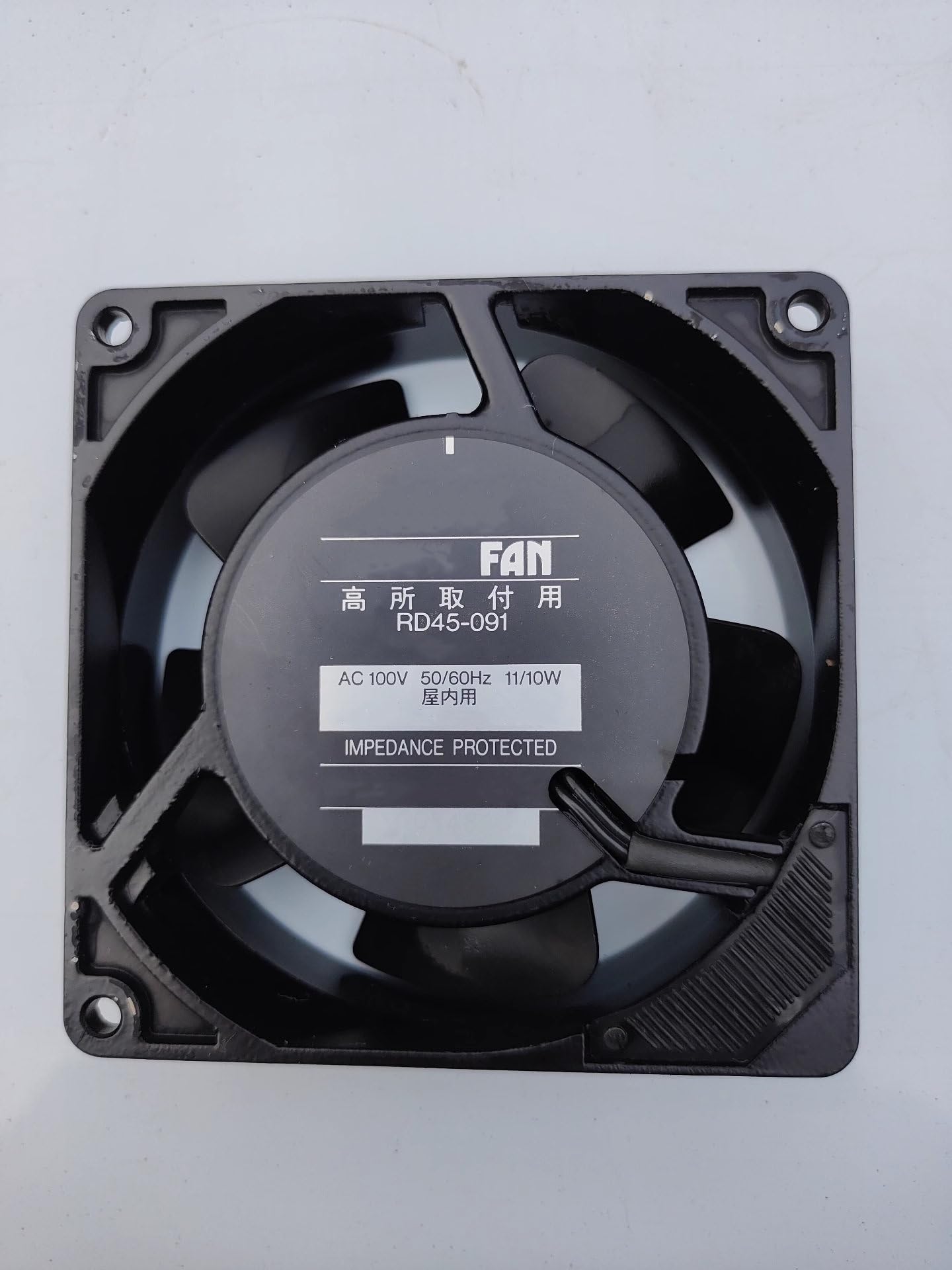 AC100V 11/10W RD45-091 9225 92mm 2-pin Iron Blade high Temperature Resistant Cooling Fan