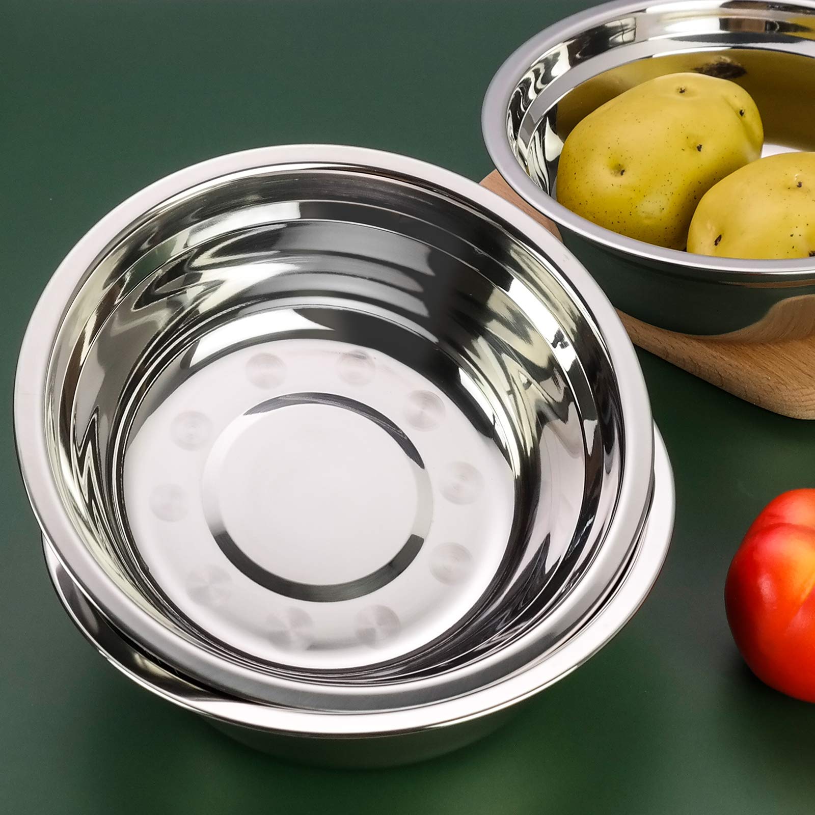 Ciotola Per Mescolare In Acciaio Inossidabile Da 4 Qt(10
