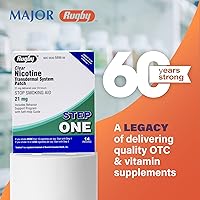 Vista 6 de Parches de Nicotina Transparentes Rugby - Parche de Sistema Transdérmico de 21mg - Ayuda para Dejar de Fumar o Vapear - Paso 1 - 14