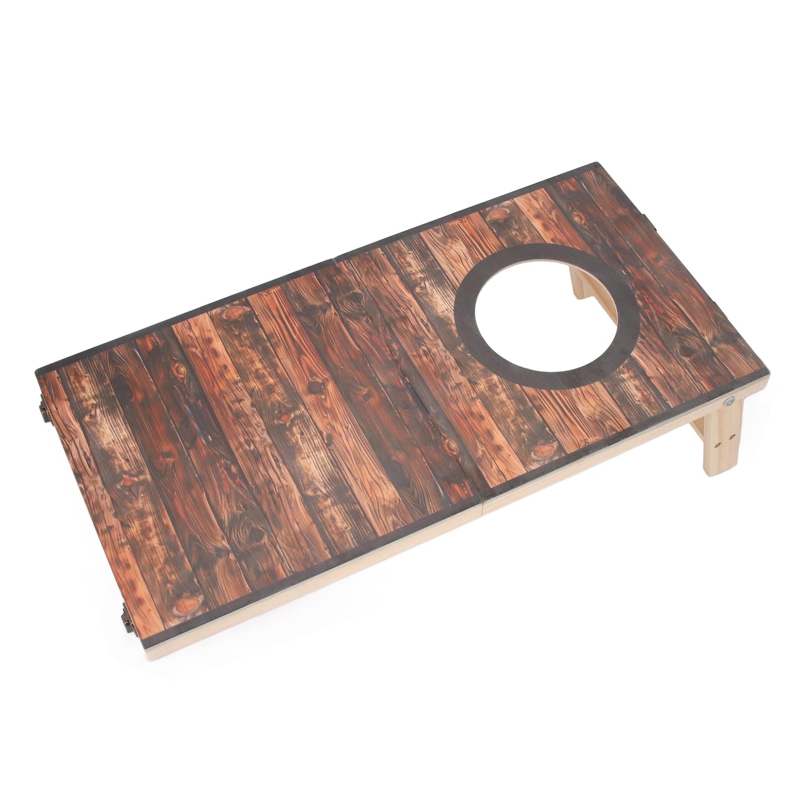 Cocoarm Cornhole-Spielset, Tragbares, Faltbares Sitzsack-Wurfspielset mit Holzbrettern, Wasserabweisender Beschichtung, Heißpressoberfläche für Party, Camping, Hinterhof, Familienspiel