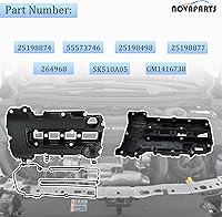 Vista 3 de NOVAPARTS Kit de cubierta de válvula de motor con juntas y pernos para Chevrolet Chevy Cruze Sonic Volt Trax Buick Encore Cadillac ELR 1.4L 25198877