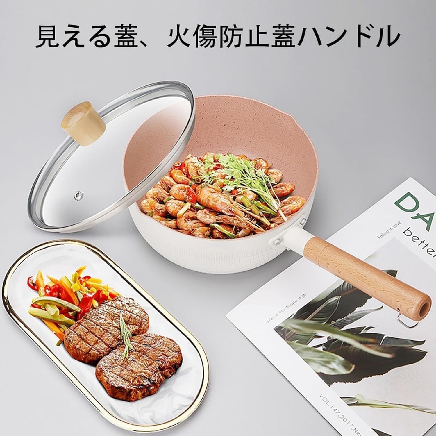 ZanPol 両手鍋 大型アルミ鍋 深肉化アルミ合金両耳小汁鍋 大容量ガス火 